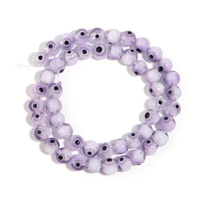 Lampwork Millefiori Evil Eye Glass Beads 4mm Antique Style 90pcs 22