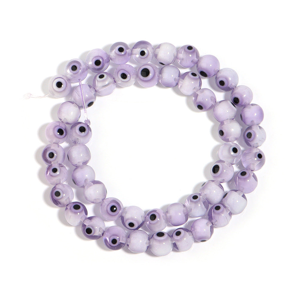 Lampwork Millefiori Evil Eye Glass Beads 4mm Antique Style 90pcs 22