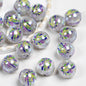 Luminous Fireworks Pattern Resin Beads 15mm Round 10pcs 9
