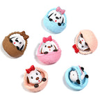 Cartoon Bamboo Basket Puppy Resin Beads 32mm 20pcs 6