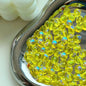 Vintage Faceted Round Glass Beads 8mm Iridescent 50pcs 17