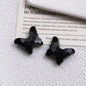 Faceted Butterfly Acrylic Beads 19mm Solid Color Bright 50pcs 10