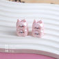 Plating Puppy Stack Resin Beads 24mm Glossy Pastel Colors 10pcs 9