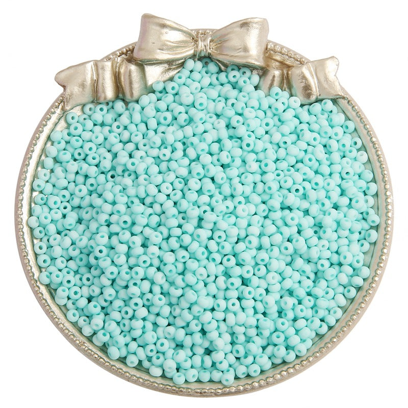 Frosted Seed Glass Beads 4mm Pastel Colors Matte Finish 320pcs 18