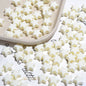 Glow Star Acrylic Beads 11mm Glossy Vibrant Colors 50pcs 11