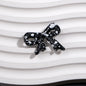 Splashed Ink Pattern Bow Acrylic Beads 29mm Colorful 20pcs 7
