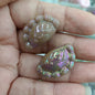 Glow Plated Dumpling Acrylic Beads 18-29mm Mixed Colors 100pcs 12