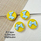 Round Bow Metal Beads 16mm 12mm Baking Painted 20pcs 11