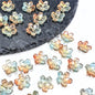 Czech Glass Beads Cherry Blossom 10mm Iridescent Pastel 50pcs 19