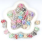 Fancy Radiant Rhinestone Beads 23mm Acrylic Chunky 5pcs 3