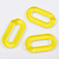 Matte Clear Acrylic Open Chain Links 20mm Colorful 100pcs 10
