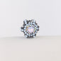 Polymer Clay Hexagonal Star Rhinestone Beads 23mm Full Rhinestone 6pcs 7