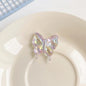 Transparent Plating Butterfly Acrylic Beads 29mm 50pcs 7
