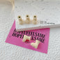 Christmas Series Metal Beads Baking Painted Alloy 20pcs 11
