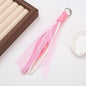 Braided Boho Lace Tassel Crochet Keychain Polyester 19cm 4pcs 11
