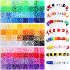 Acrylic Pony Beads 9mm Glossy 32 Colors 640pcs