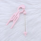 Beadable U Shaped Updo Comb Resin Lightweight Vibrant Colors 8