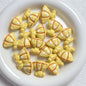 Painted Dress Acrylic Beads 26mm Colorful Assorted 5pcs 10