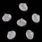 Electroplated Spiral Shell Glass Beads 14mm Iridescent Colors 30pcs 7