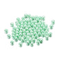 Pearl Glass Beads 8mm Imitation Smooth Glossy Mixed Colors 100pcs 38