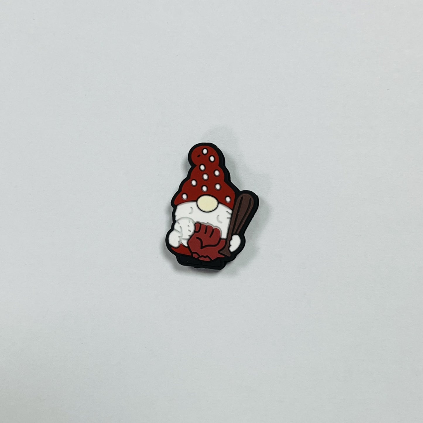 Silicone Focal Beads Cartoon Dwarf Holding Various Items 20pcs 17