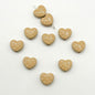 Heart Metal Beads 12mm Baking Painted Biscuit Style 20pcs 15