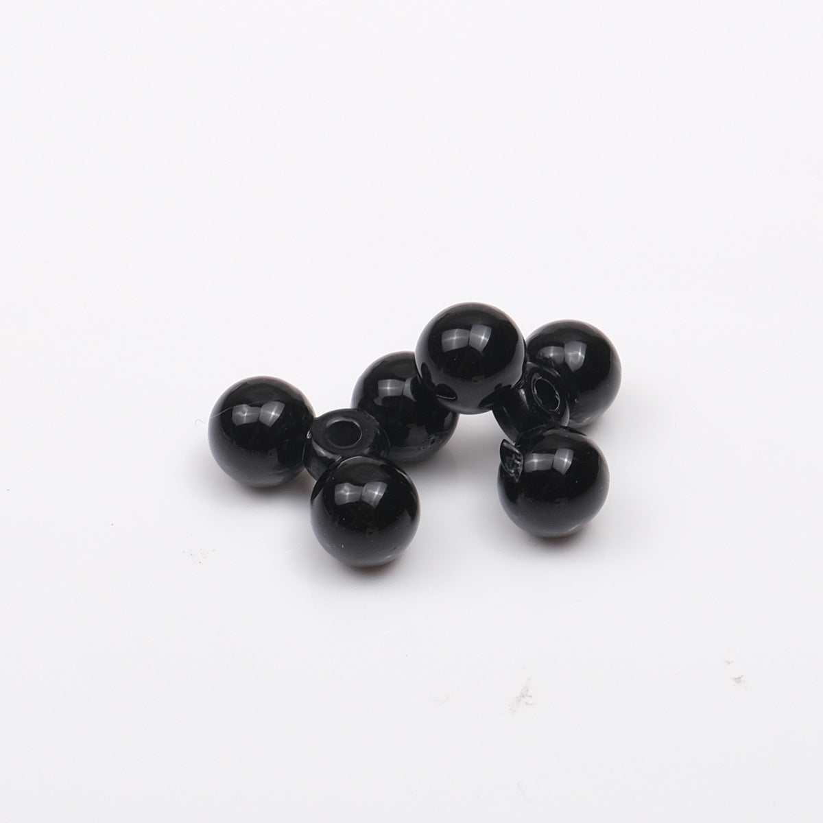 Acrylic Three-Spherical Spacer Beads 13mm Solid Color Baking Painted 500pcs 8
