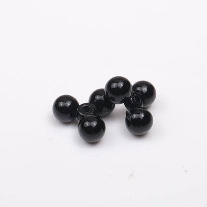 Acrylic Three-Spherical Spacer Beads 13mm Solid Color Baking Painted 500pcs 8