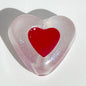Glow Heart Acrylic Beads 15mm Two-Color Glow In The Dark 50pcs 11