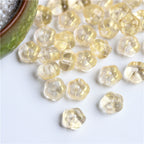 Czech Glass Beads Flat Pumpkin 9.5mm Translucent Orange 40pcs 3