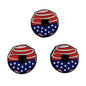 Silicone Focal Beads Independent Day US Flag Cowboy Boots Hearts 20pcs 6
