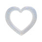 Circle Love Glitter Silicone Focal Beads Glitter Design 10pcs 5