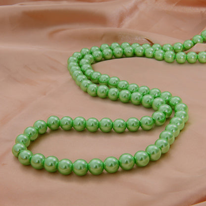 Pearl Glass Beads Round 10mm Imitation Glass 20pcs 15