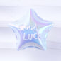 UV Plating Balloon Shaped Heart Star Acrylic Beads 25mm Glossy Pastel 50pcs 19