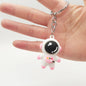 Soft Rubber Astronaut Keychain 3D Cartoon Space Charm 7