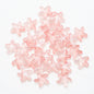 Electroplated Starfish Glass Beads 13-14mm Transparent 30pcs 24