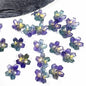 Czech Glass Beads Cherry Blossom 10mm Iridescent Pastel 50pcs 8
