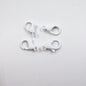 Zinc Alloy Lobster Clasp Keychain Findings 12mm Baking Painted 100pcs 19