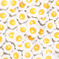 Flower Clay Beads 9mm Fried Egg Design Polymer 100pcs 6