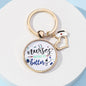 Metal Nurses Day Keychain Heart Nurse Cap Medical Theme 7