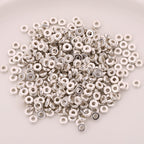 Plating Spacer Acrylic Beads 6mm CCB Plastic Metallic Mixed 200pcs 2
