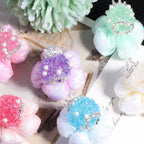 Bubble Flower Acrylic Beads 32mm Sugar Style 5pcs
