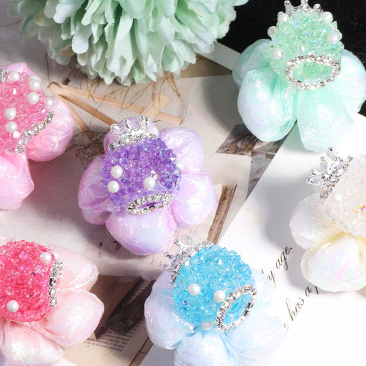 Bubble Flower Acrylic Beads 32mm Sugar Style 5pcs