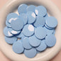 Painted Disc Acrylic Beads 25mm Macaroon Baking Pastel Mixed 10pcs 3