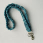 Stretchy Satin Scrunchie Lanyard Keychain Ruched Texture 49cm 1pc 7