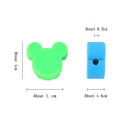 Colorful Mickey Mouse Clay Beads 10mm Polymer 100pcs 3