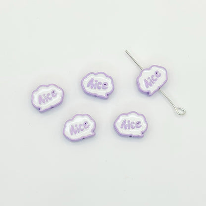 Frame Metal Beads 9x12mm Baking Painted Enamel Alloy 10pcs 14