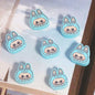 Labub Character Clay Beads 10mm Colorful Bunny Faces 200pcs 6