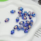 Plated Rhombus Acrylic Beads 13mm Transparent Iridescent 20pcs 11