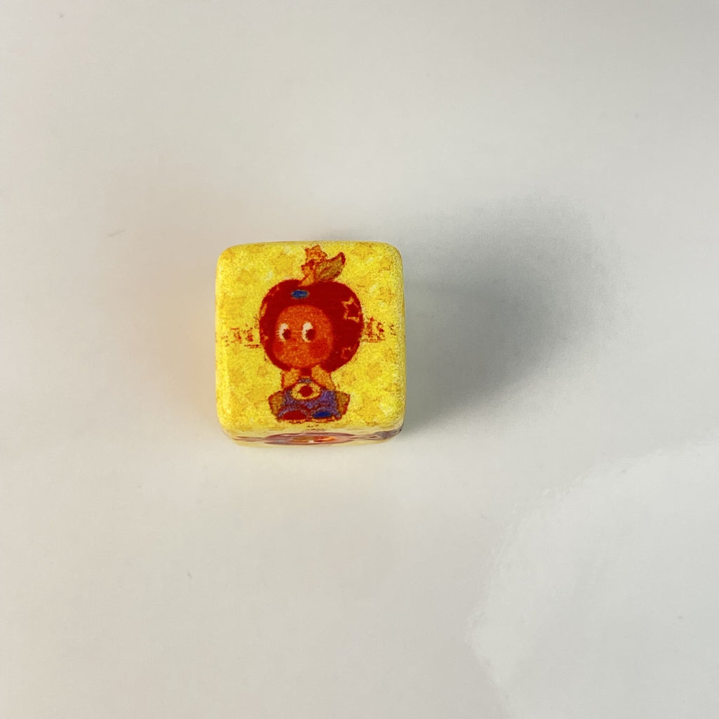 Lovely Twinkl Printed Square Acrylic Beads 14mm 10pcs 6